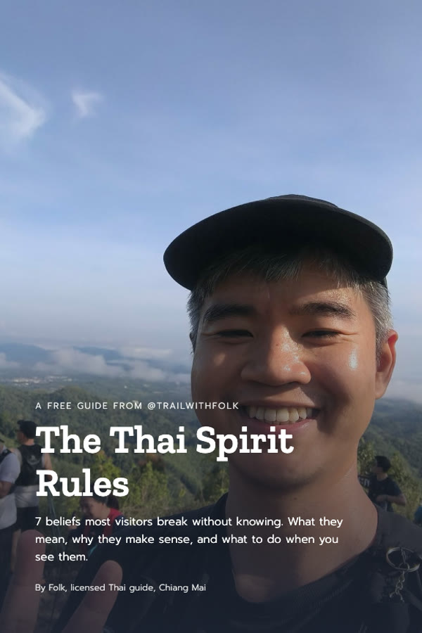 Cover of the free guide The Thai Spirit Rules